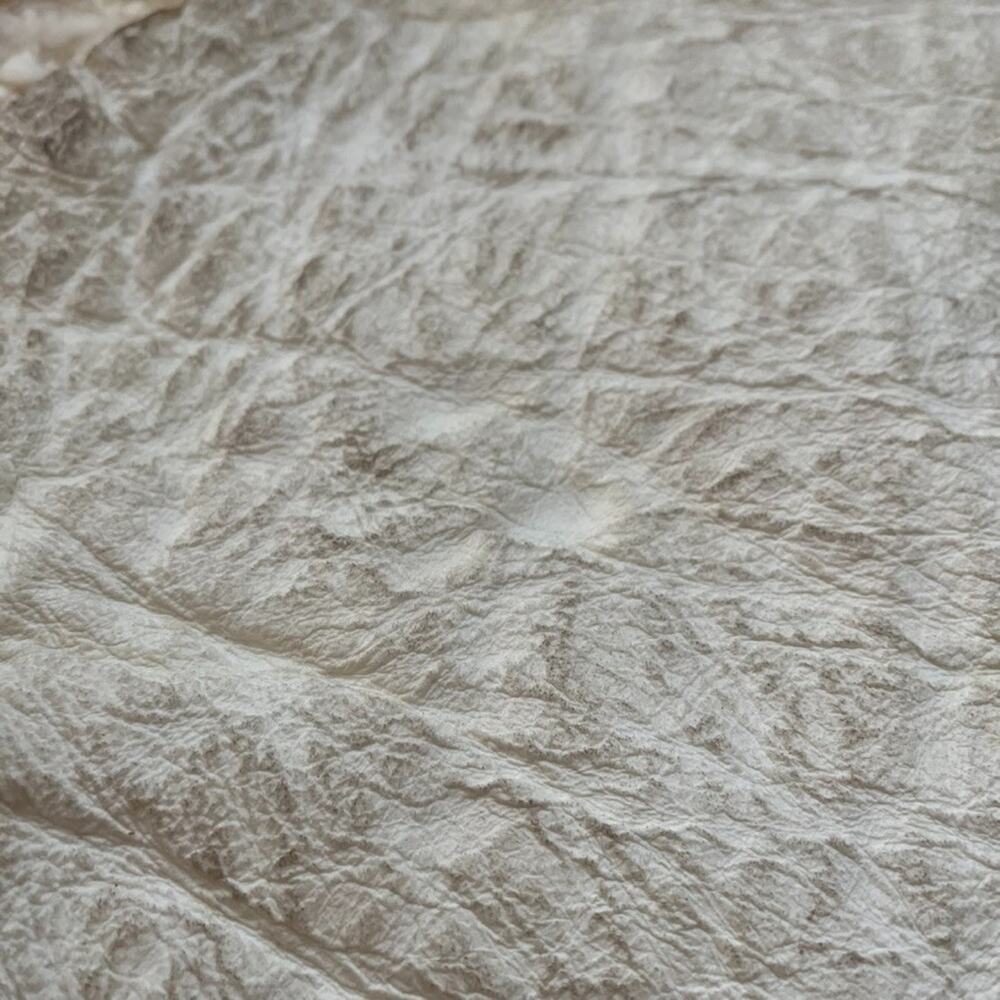 Genuine Fluffy Sheepskin Rug 21" x 33" Thick Cream Colored - Picture 6 of 14